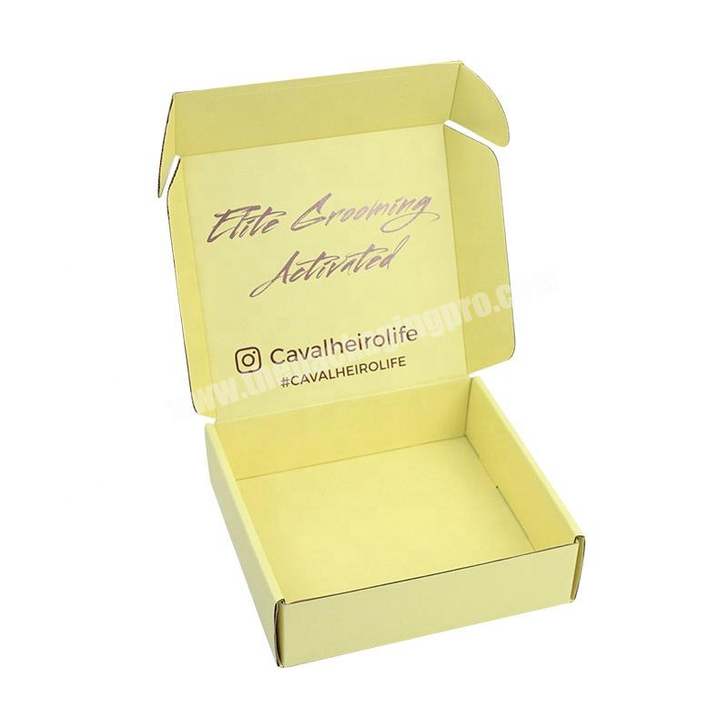 Custom Logo  Paper Corrugated Packaging Shipping Mailer Box With Logo