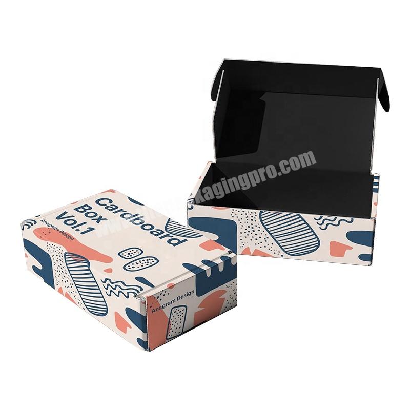 Custom Logo Cardboard Cartons Shipping Mailer Box Wholesale Foldable Cosmetics paper Mailing Corrugated Packaging Boxes