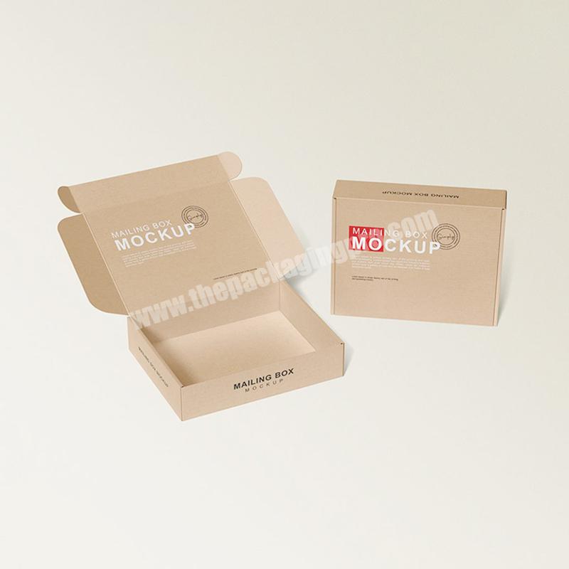 Custom Logo Corrugated Paper Cardboard Packaging Shipping Box Recyclable Folding Paper Subscription Mailer Shipping Box