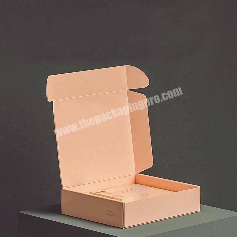 Custom Logo Cosmetics Skin Care Clothes Dress Shipping Mailer Box Luxury Corrugated Cardboard Paper Donuts Mailing Boxes