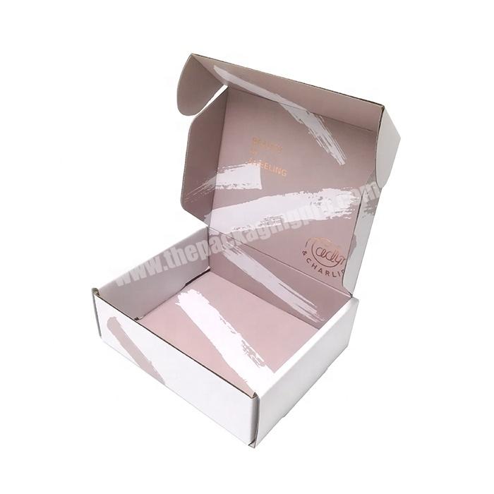 Custom Logo Design Small Corrugated Shipping Paper Box For Gift Packaging