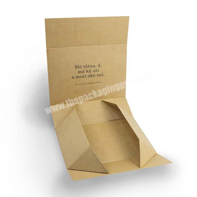 Custom Logo Luxury Kraft Paper Cardboard Packaging Box Personalized Foldable Garment Hat Gift Boxes