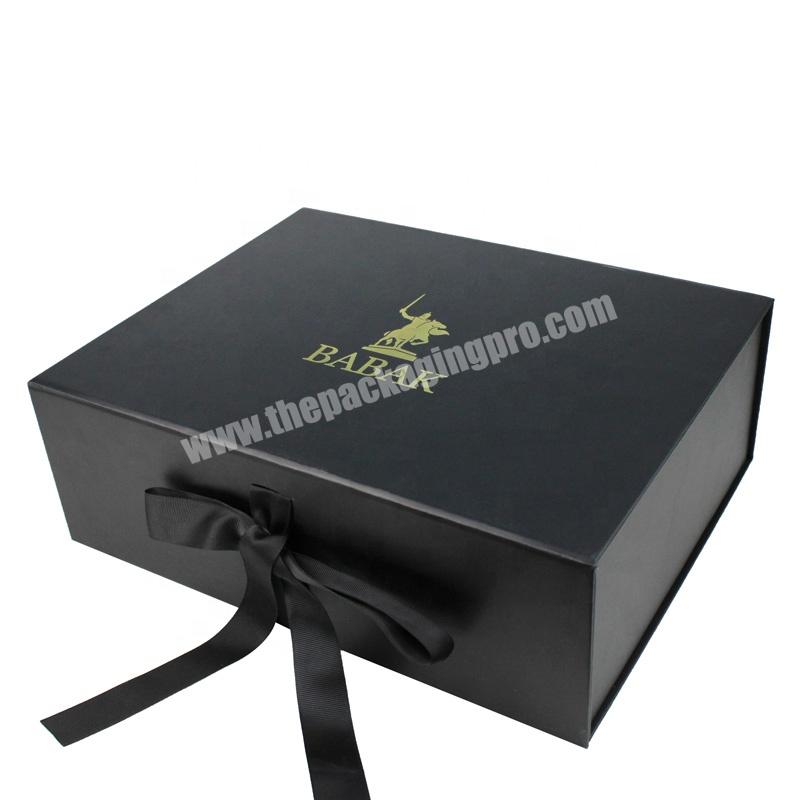Custom Logo Matt Lamination Paper Packaging Gift Box Foldable Luxury Folding Boxes
