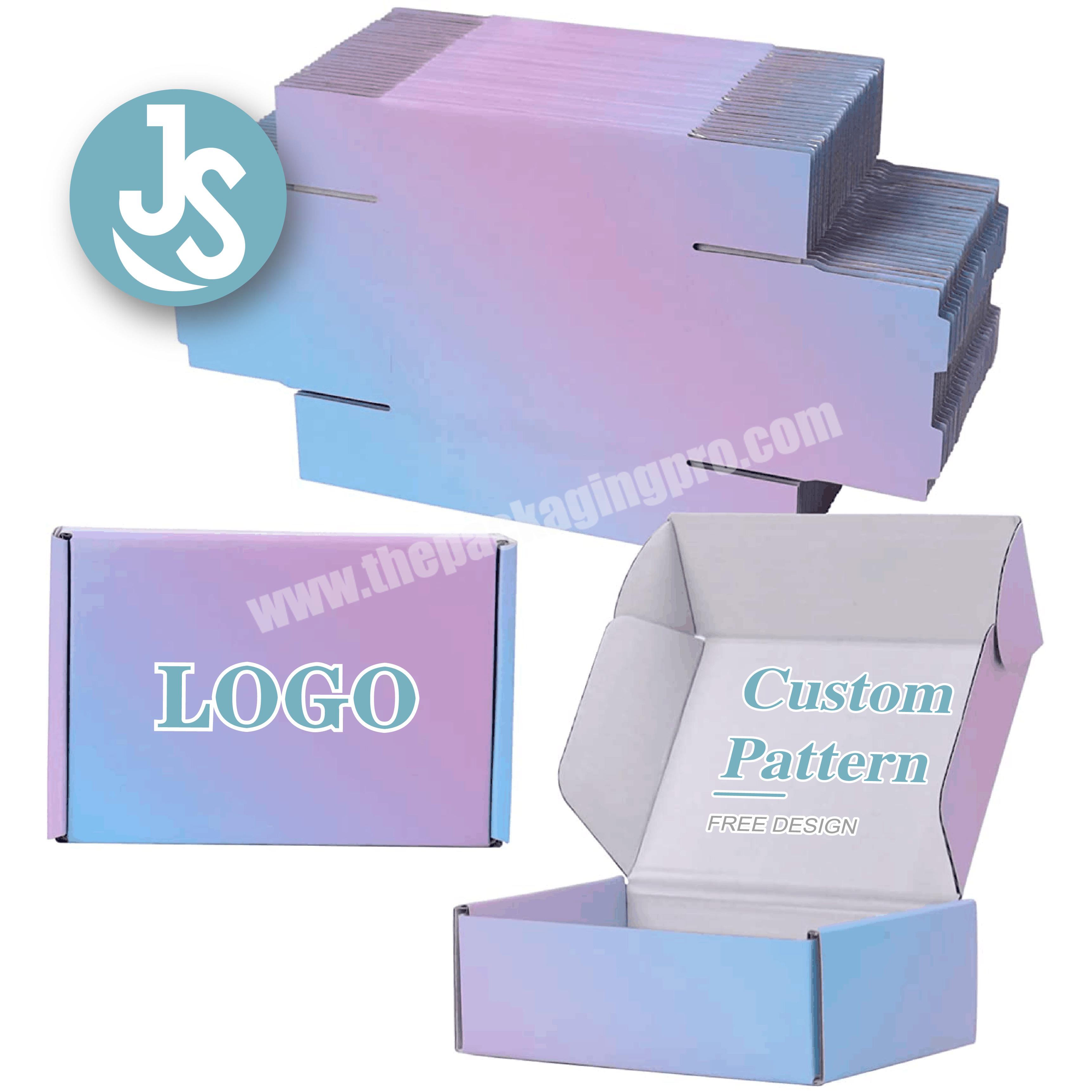 Custom Logo Packaging box Large Cardboard Carton Mailer Box Clothing Corrugated Packaging Paper Shipping Boxes