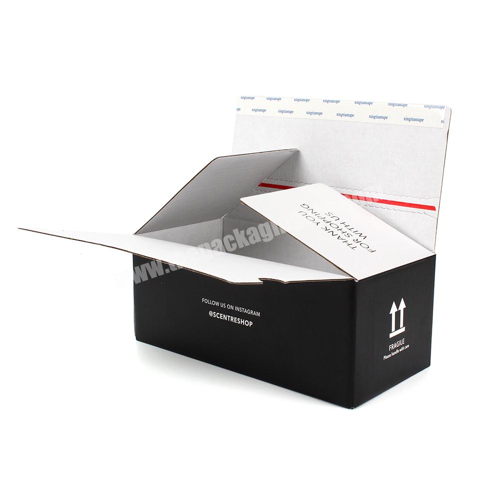 Custom Logo Printed Cartons Shipping Mailer Box Cosmetic Set Mailing Fragile Glass Cups Corrugated Packaging Boxes