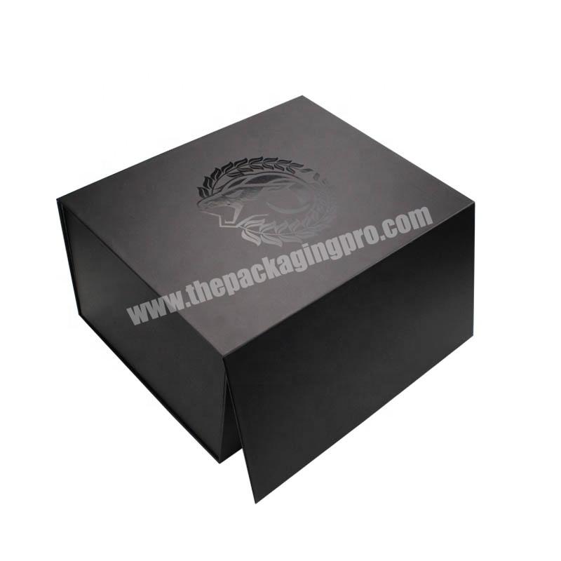 Custom Luxury Hot Stamping Logo Magnetic Folding Shoe Gift Box Template Packaging Magnet Folding Cardboard Paper Boxes