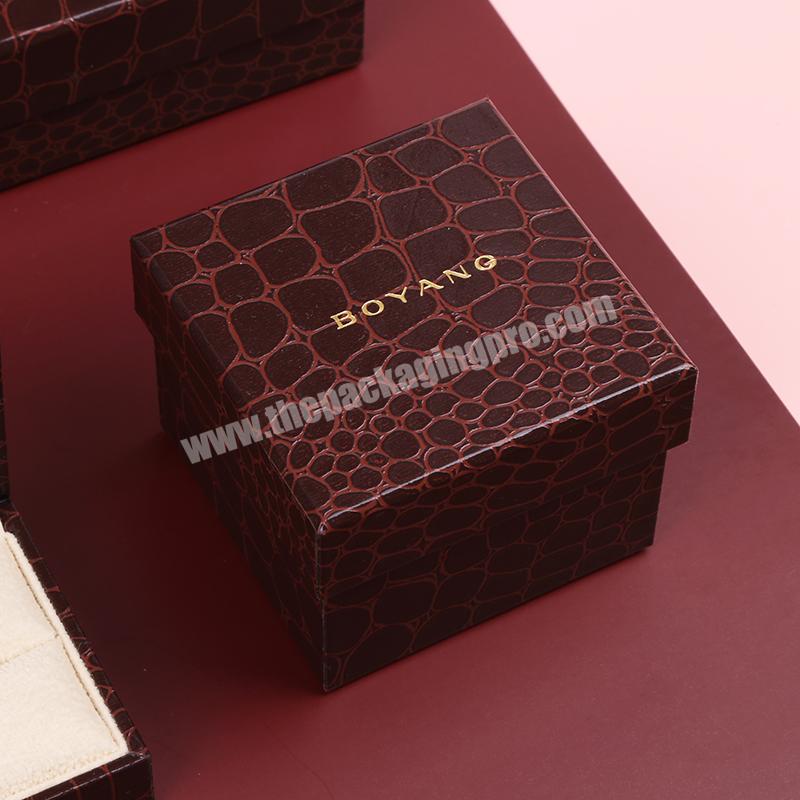 Custom Luxury Vintage Box Jewelry Storage Small Unique Wedding Necklace Packaging Ring Gift Box