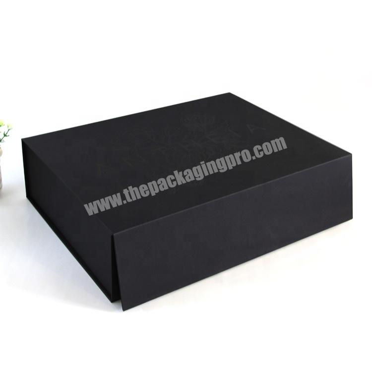 Custom Magnetic Closure Folding Paper Gift Box With UV Coating Logo