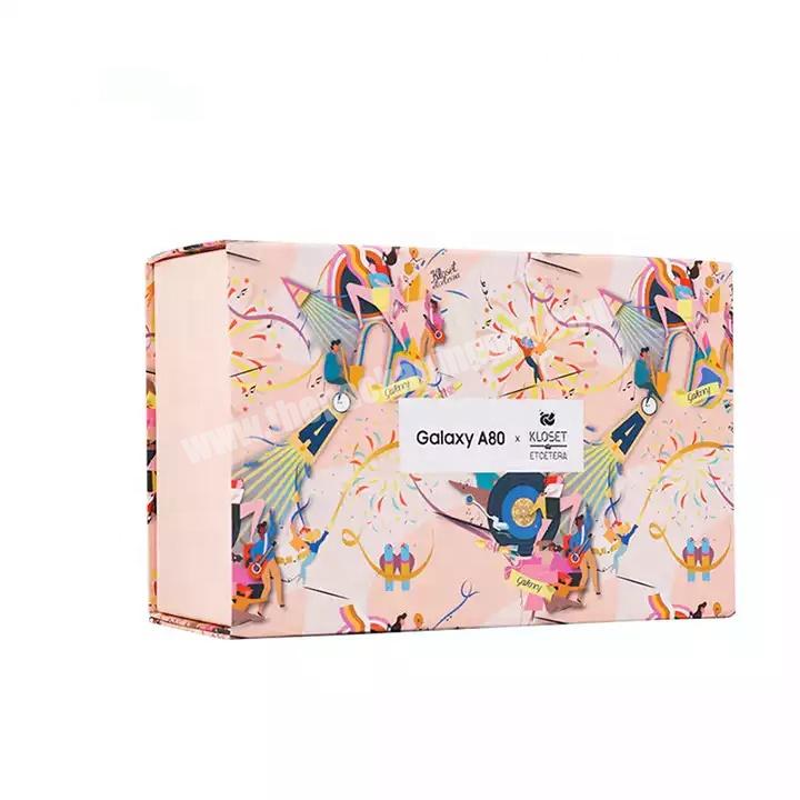 Custom Magnetic Closure Gift Boxes Matt pink Luxury Flap Lid Packaging large Cardboard magnetic gift box with magnetic lid