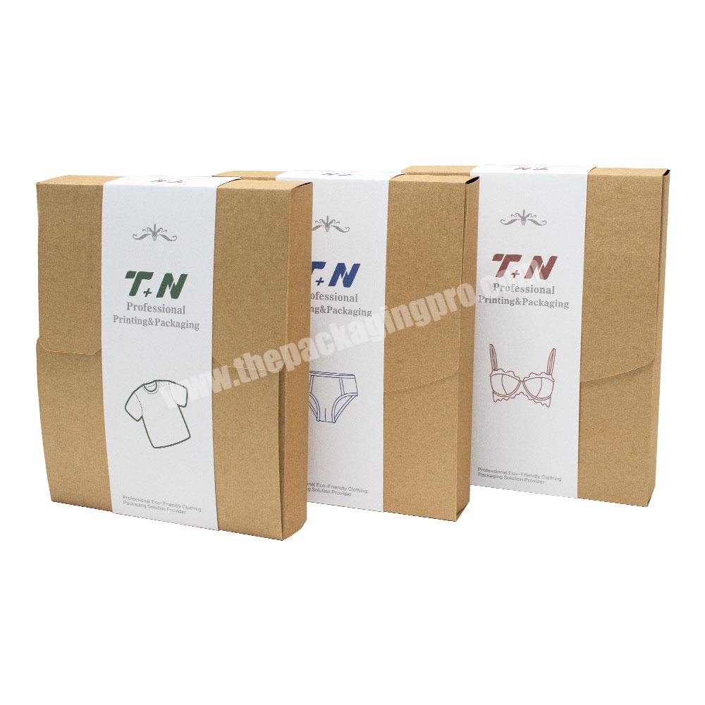 Custom Paper Gift Packaging Boxes Cheap Personalized Paper Packaging Boxed Mens Bra Underwear Storage Box
