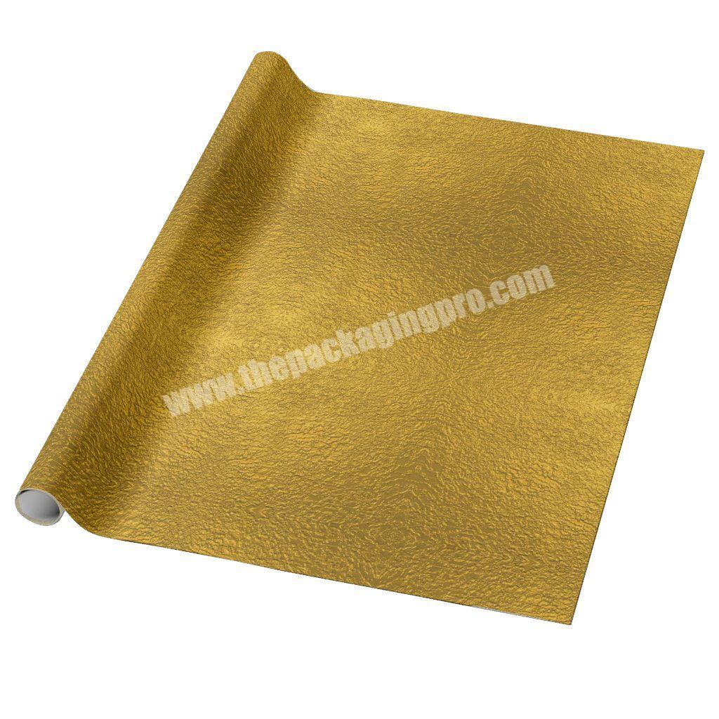Custom Personalized Gold Logo Print Gift Wrapping Tissue Paper Wrap Packaging