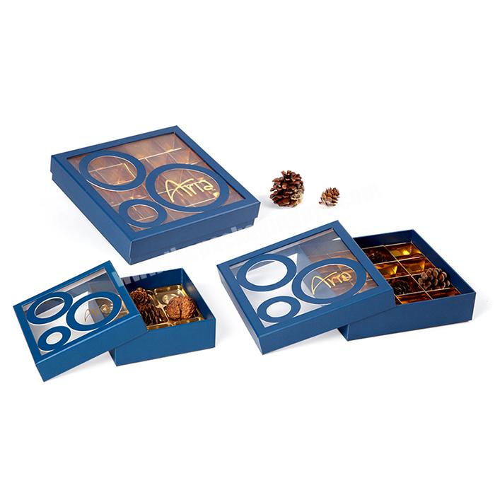 Custom Printed Cardboard Packaging Small Empty Moon Cake Chocolate Box Manufacture