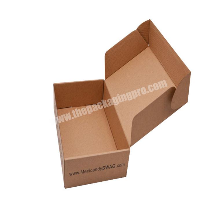 Custom Printed Corrugated Cardboard Packaging Mailer Box for Shipping Goods Recyclable Folders 100pcs Accept