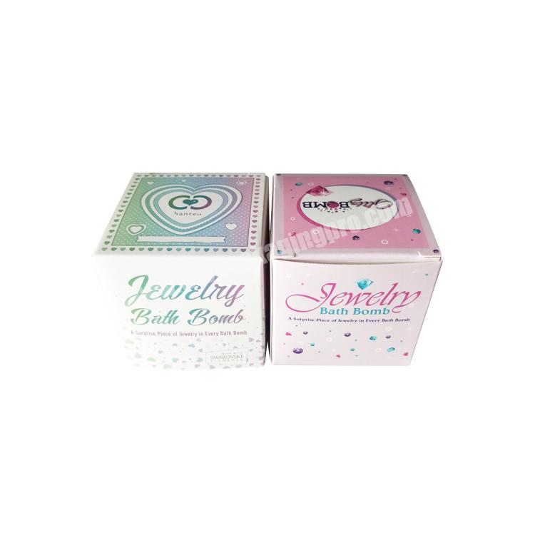 Custom Printed Folding Paper Boxes Bombs Bath Packaging Box