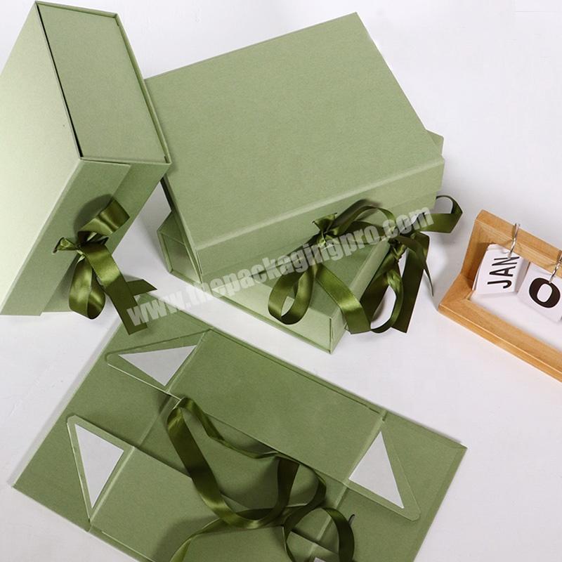 Custom Printing Logo Rigid Cardboard Luxury Flap Open Magnetic Clothing Folding Packaging Gift Box Shoe Foldable Paper Boxes