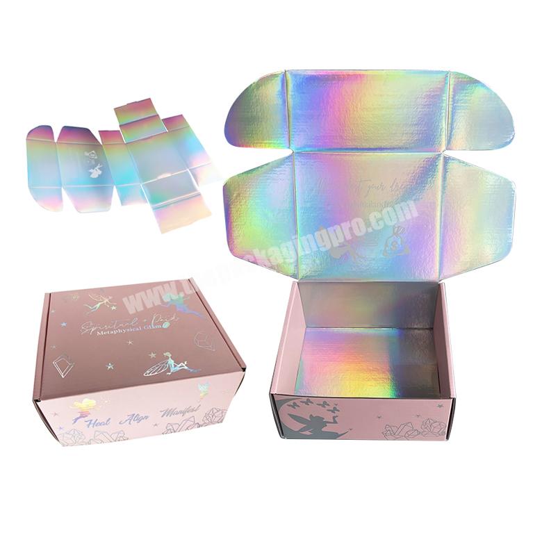 Custom Shipping Boxes,Corrugated Mailer Boxes, Cosmetic Packaging Box Holographic Packaging Box Mailers Holographic Box