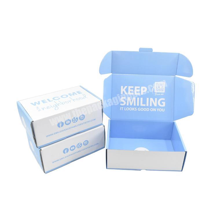 Custom Shipping Packing Box Cardboard mailer Kraft Folding Corrugated Gift Packaging Paper Boxes
