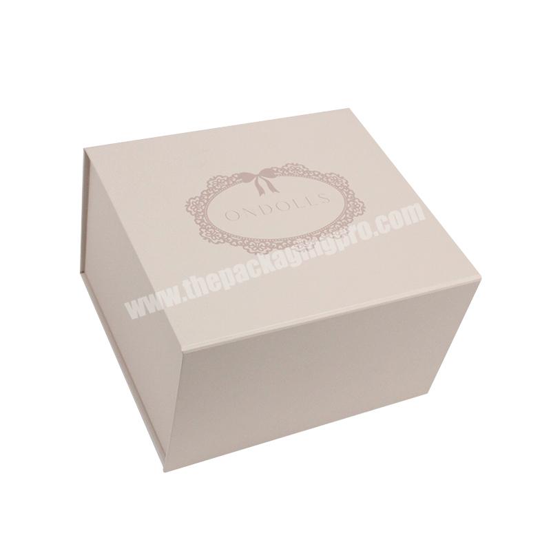 Custom Shoes  Folding Paper Box Magnetic Black Gift Box