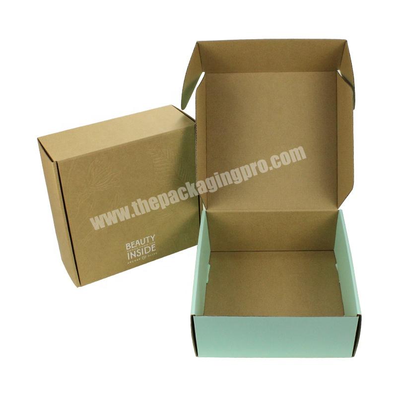 Custom Size Logo Shipping Box Thin Mailer Box Jewelry Recycled Corrugated Mailer Boxes