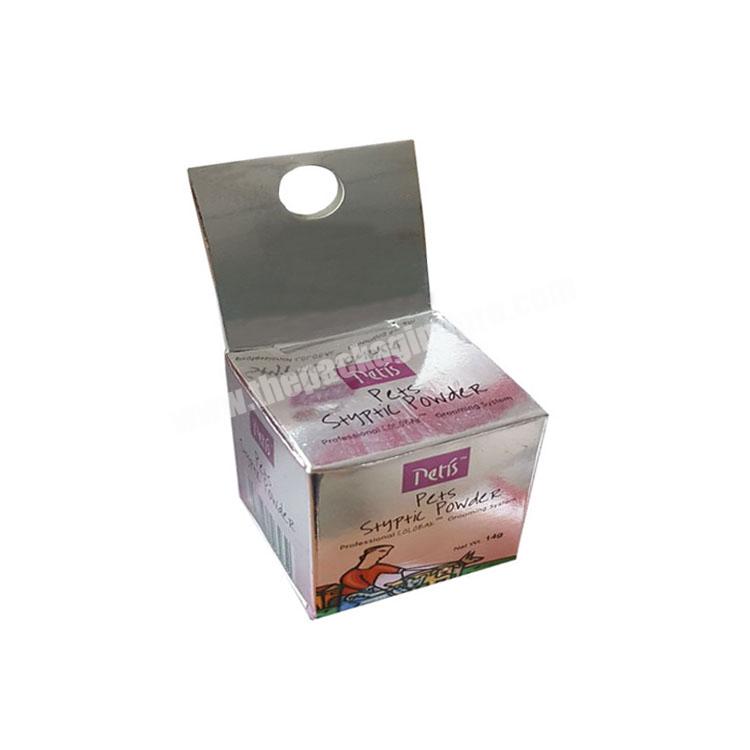 Custom Small Size Square Shape Recyclable Paper Skincare Cosmetics Box Packaging Eye Cream Boxes