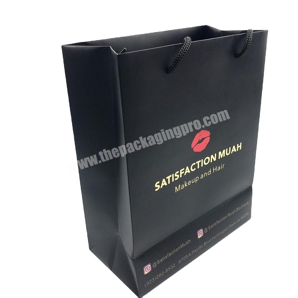 Custom art paper shopping costume packaging bag with own logo