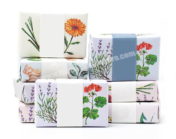 Custom biodegradable soap packaging box custom kraft corrugated packaging gift paper gift boxes