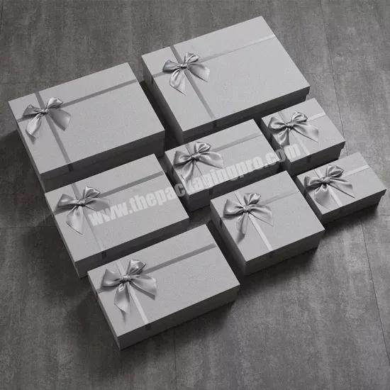 Custom cosmetic packaging box perfume packaging boxes gift box with ribbon