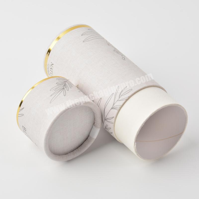 Custom cylinder kraft paper tube packaging tubo de papel kraft