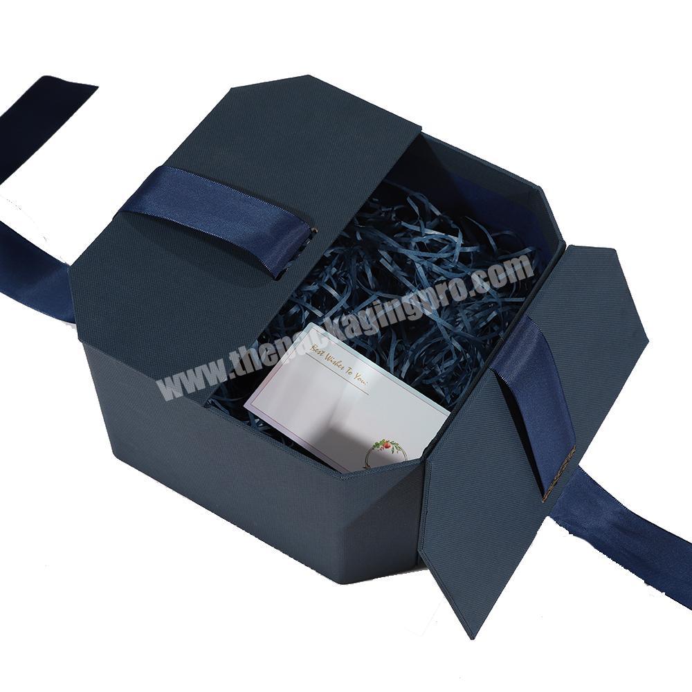 Custom empty packaging wedding luxury magnetic paper gift box