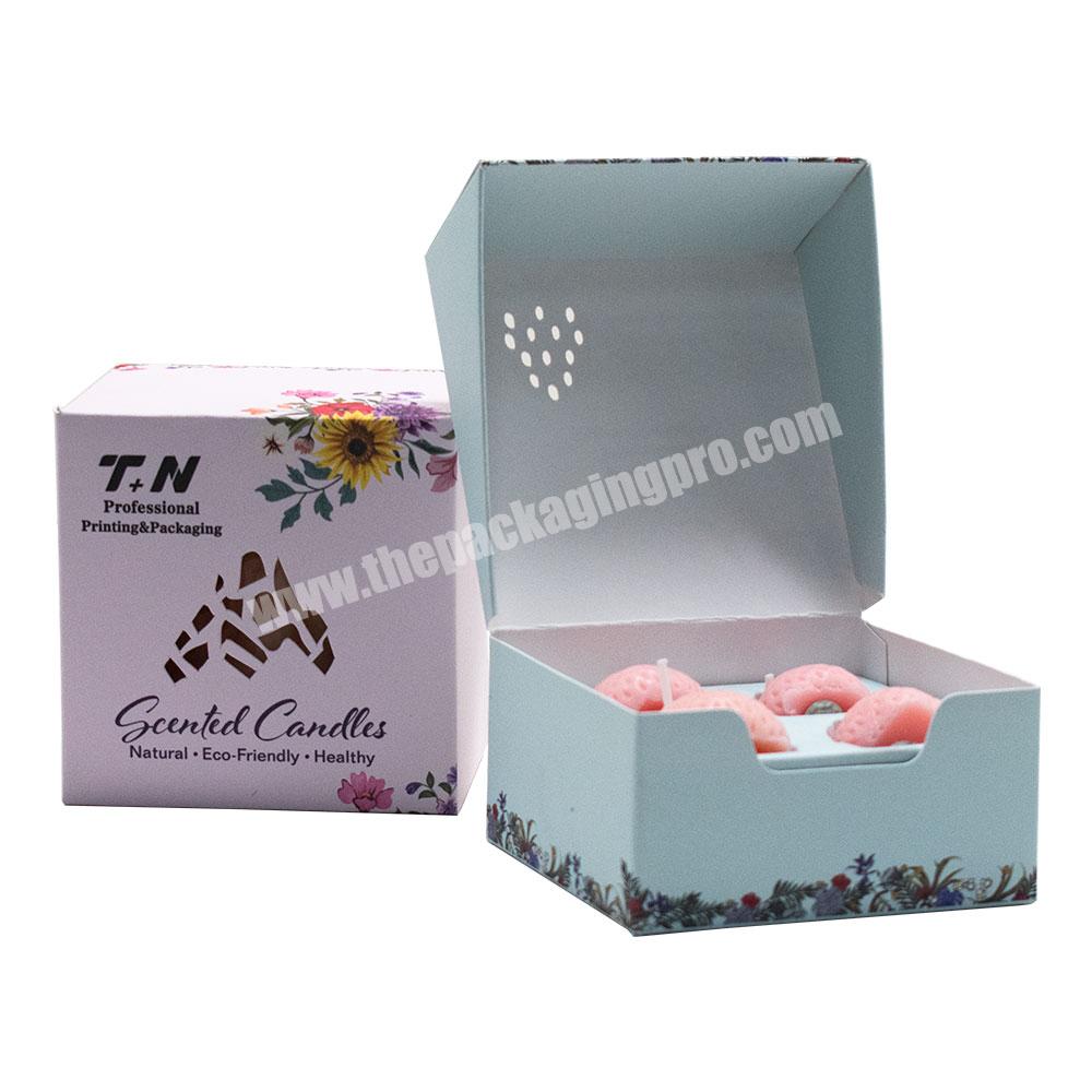 Custom gift box packaging paper Luxury  Recycled Storage Carton Silver Foil Full Printing Logo Foldable Recycled Boxes
