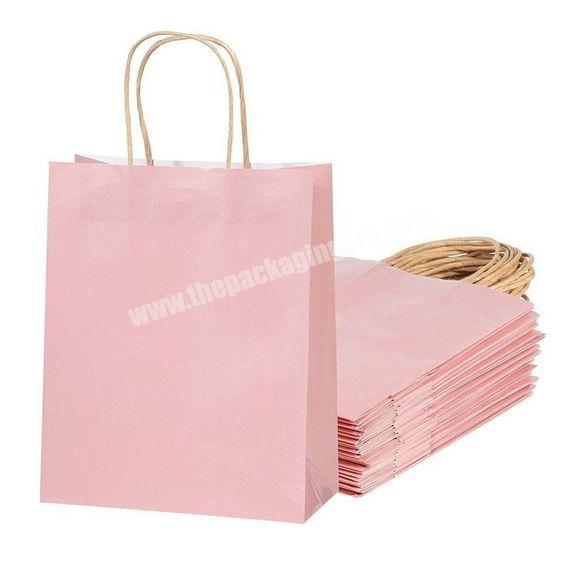Custom logo gift kraft garment square bottom paper shopping bags packaging with handles