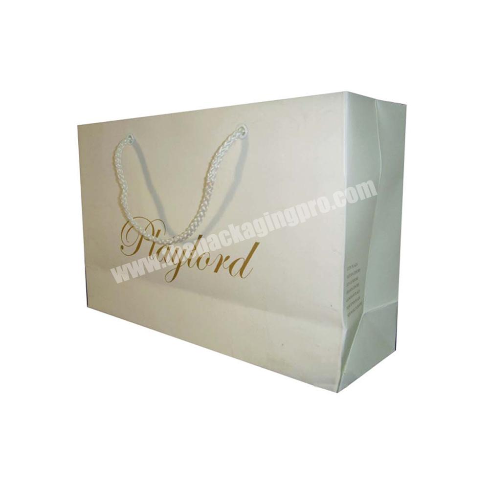 Custom logo print gift paper packaging bag