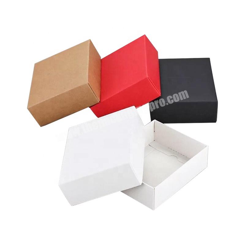 Custom logo small Kraft Cardboard necklace jewellery packaging gift boxes hot sale printed luxury foldable paper jewelry box