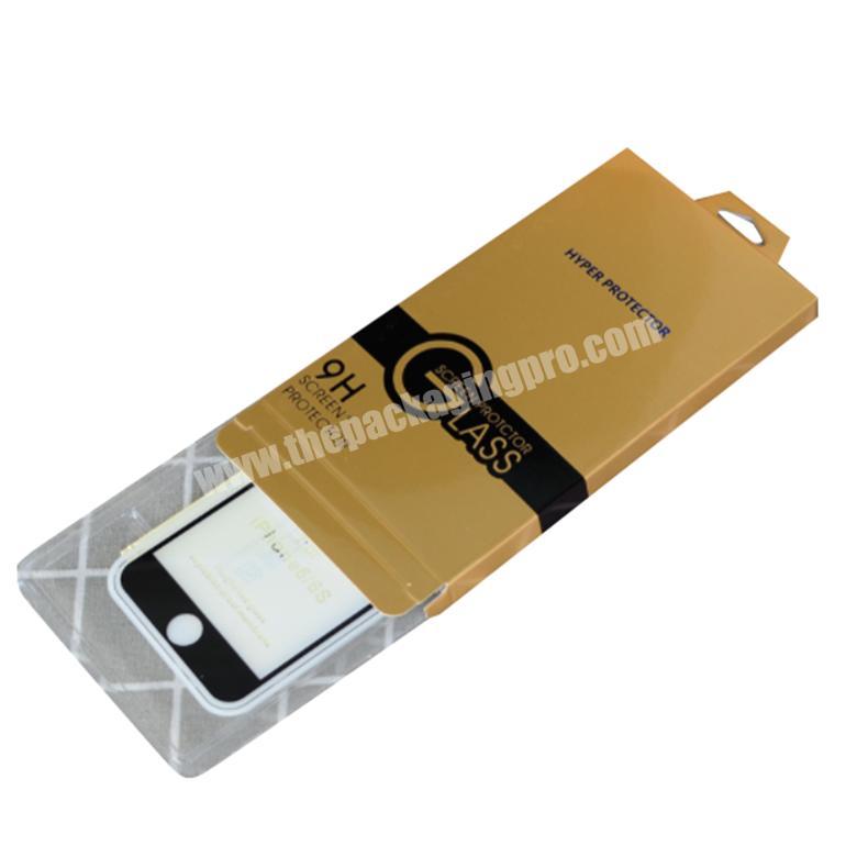 Custom logo tempered screen protector paper packaging box for MacBook Protablet screen protector