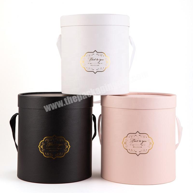 Custom luxury Gift Packaging Cylinder Round Tube Candle Box