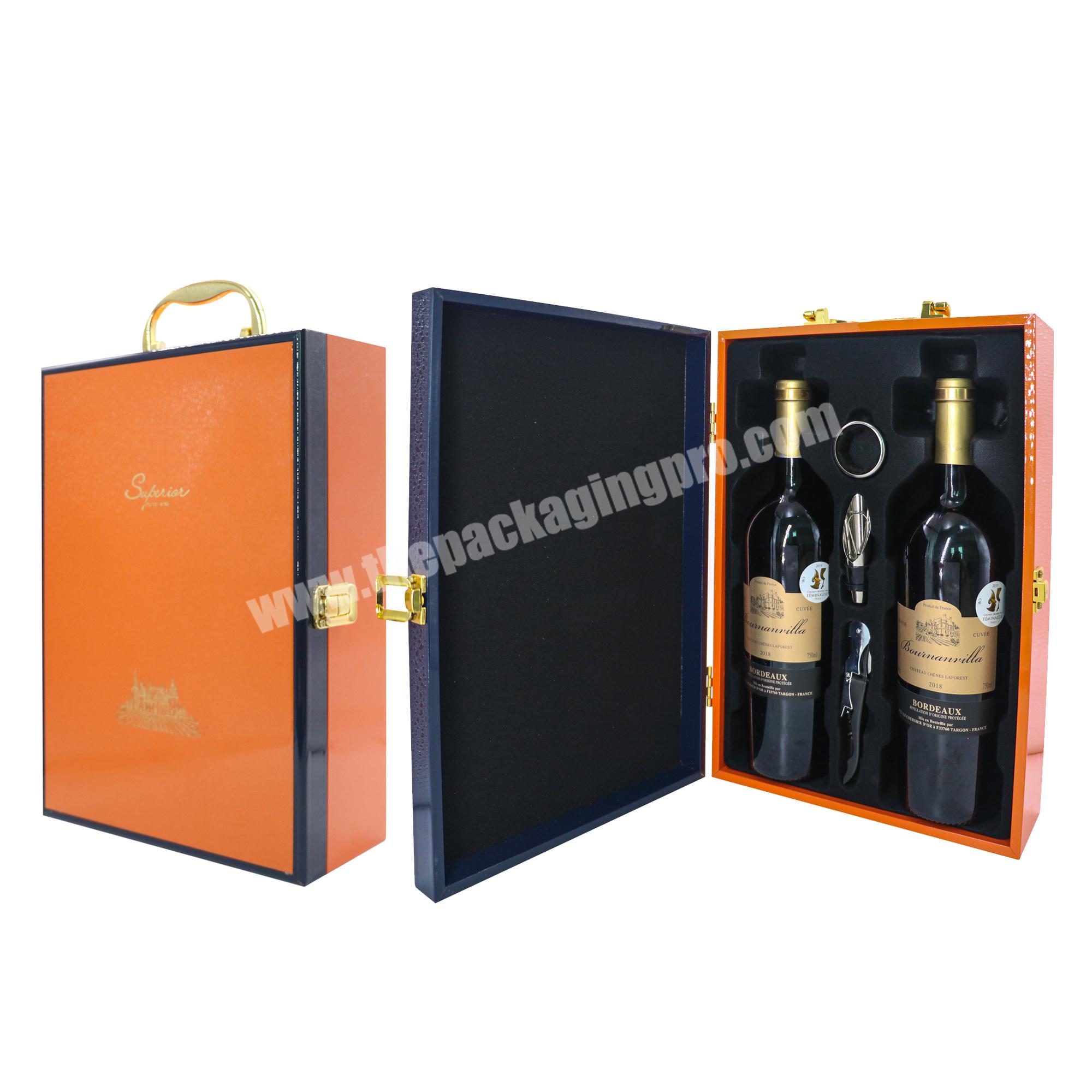 Custom luxury gift boxes for wine portable wine gift box wine set gift box