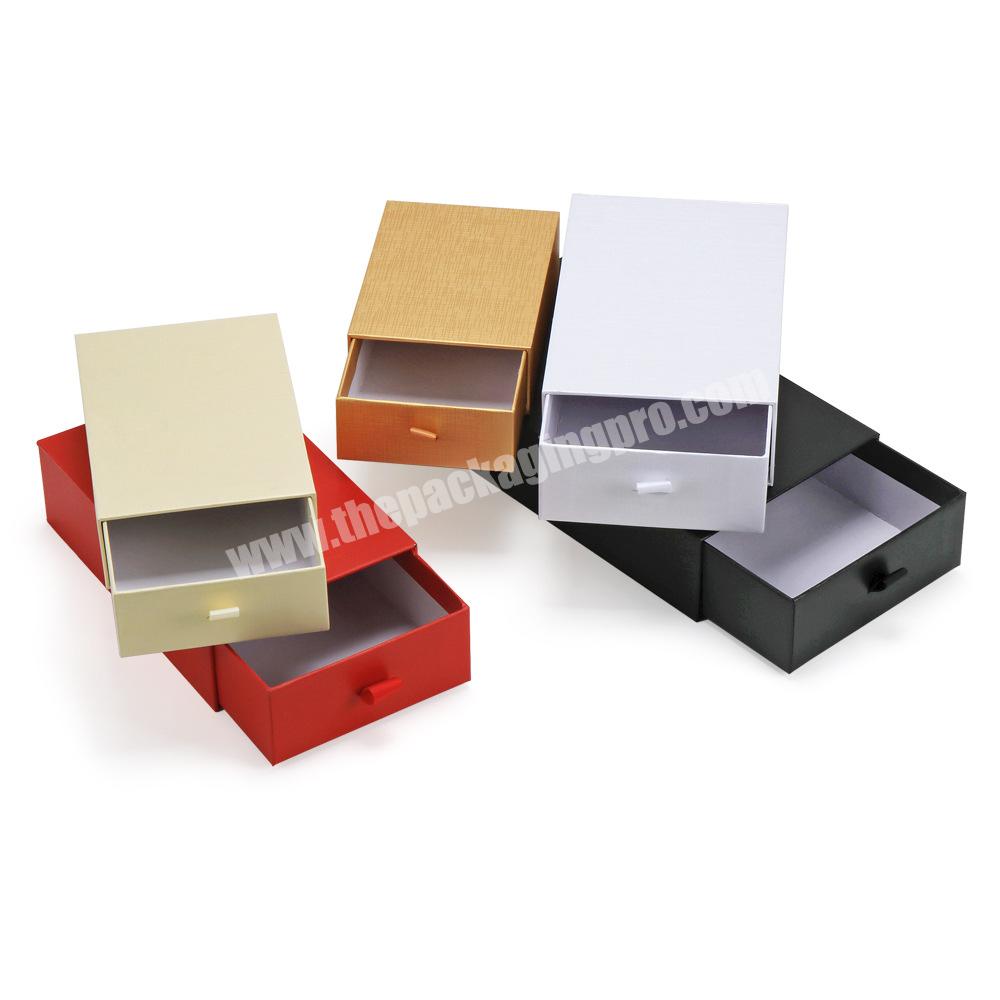 Custom packaging gift box drawer designs gift box paper cardboard cosmetic box