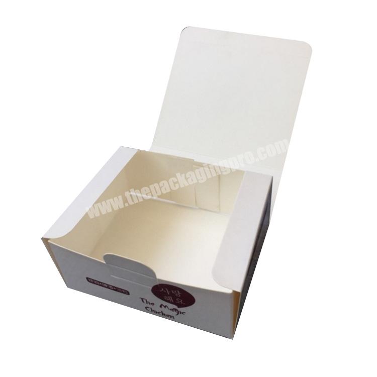 Custom paper folding take away box sushi packaging boxes