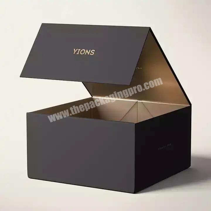 Custom size cardboard rigid hardbox magnetbox magnet box packaging luxury folding gift boxes with magnetic lid