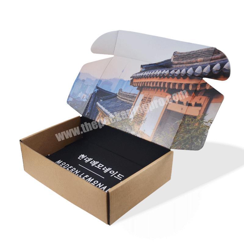 Customizable Logo  Corrugated  Packaging Shipping Box For Shoes With Mix Color