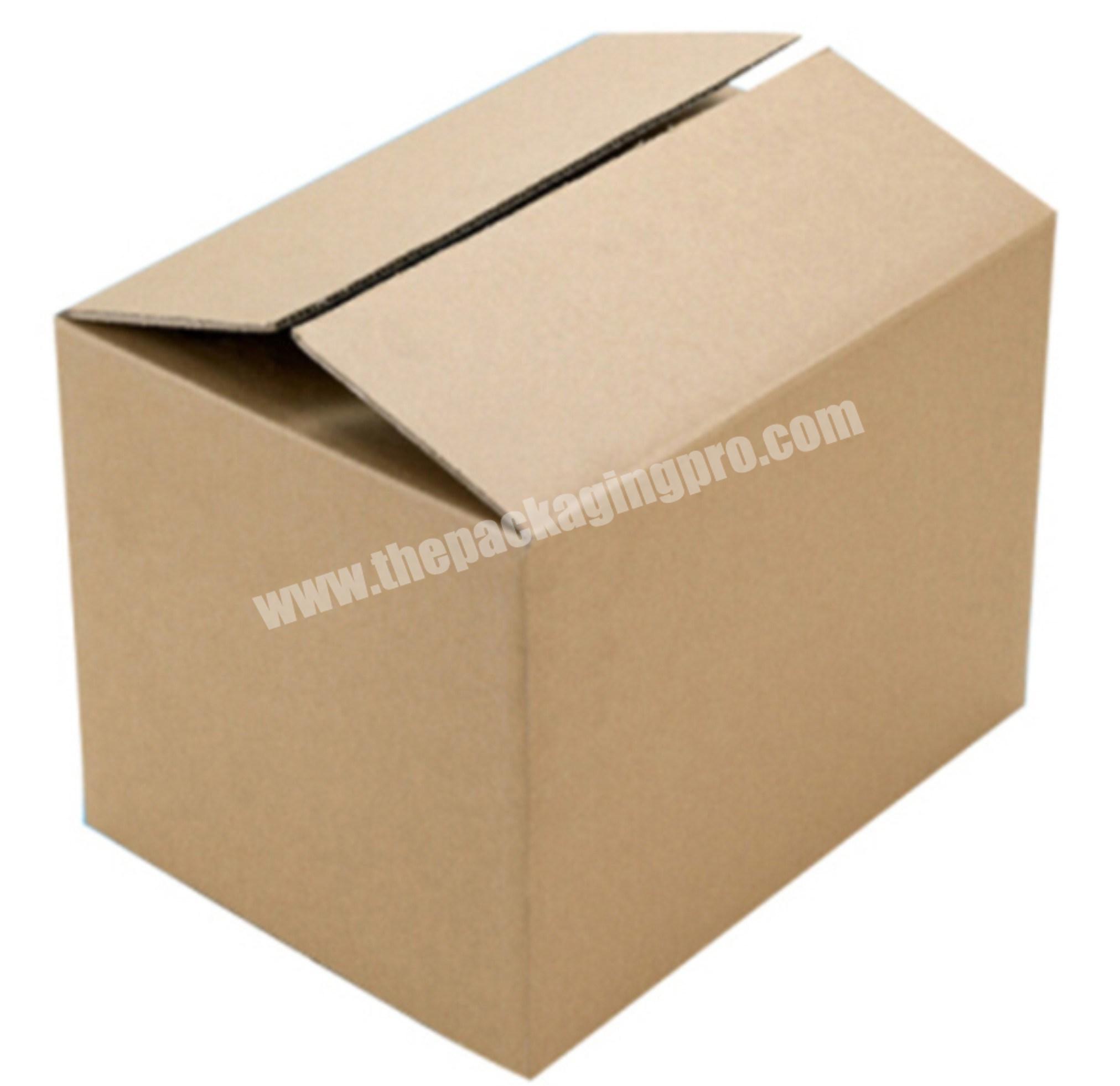Customize Plain Brown Kraft Corrugated Cardboard Paper packaging