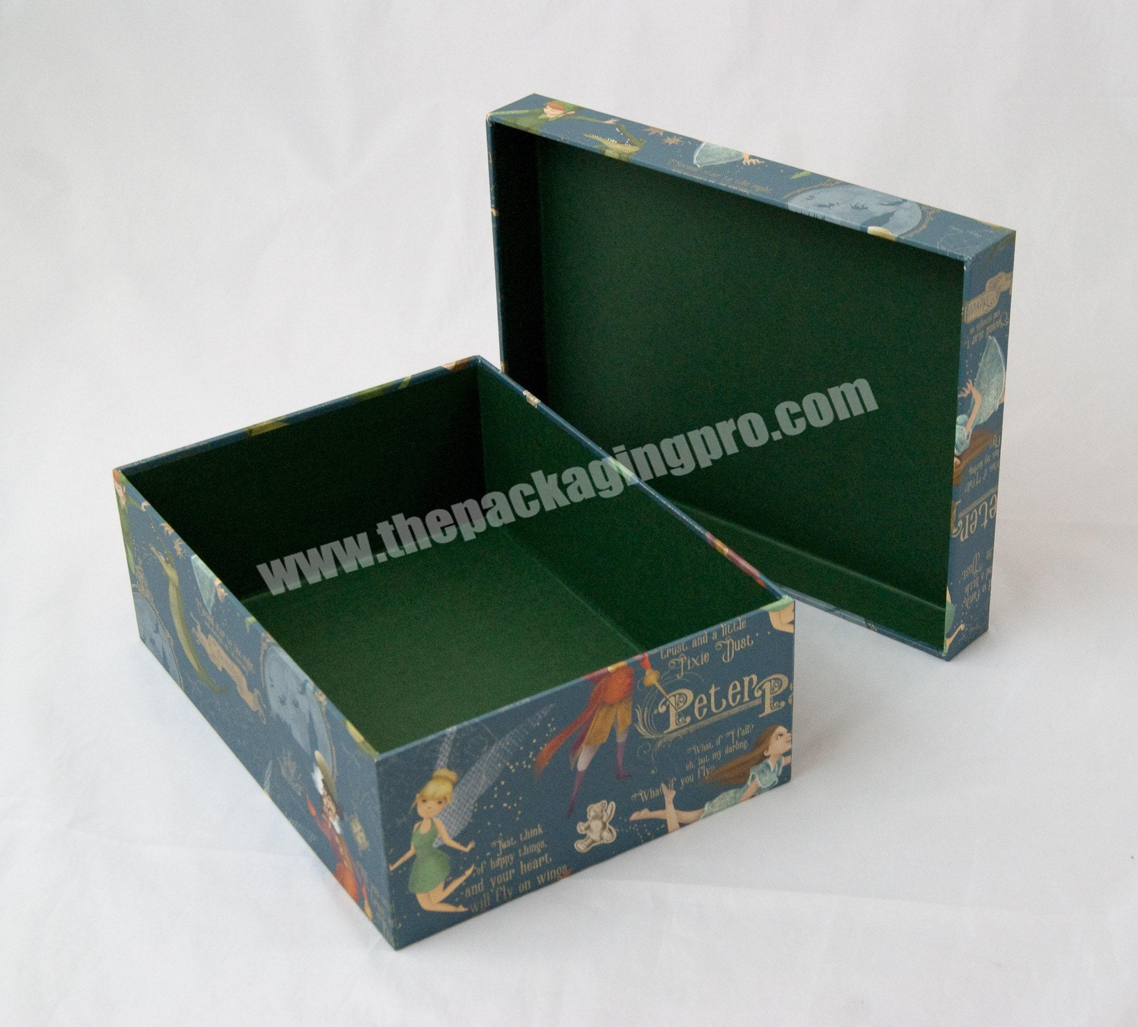 Customize Printed and Logo Paperboard Gift Box Top and Bottom Box