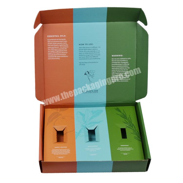 Customized Accept Matte Corrugated Shipping Paper Fold able Box