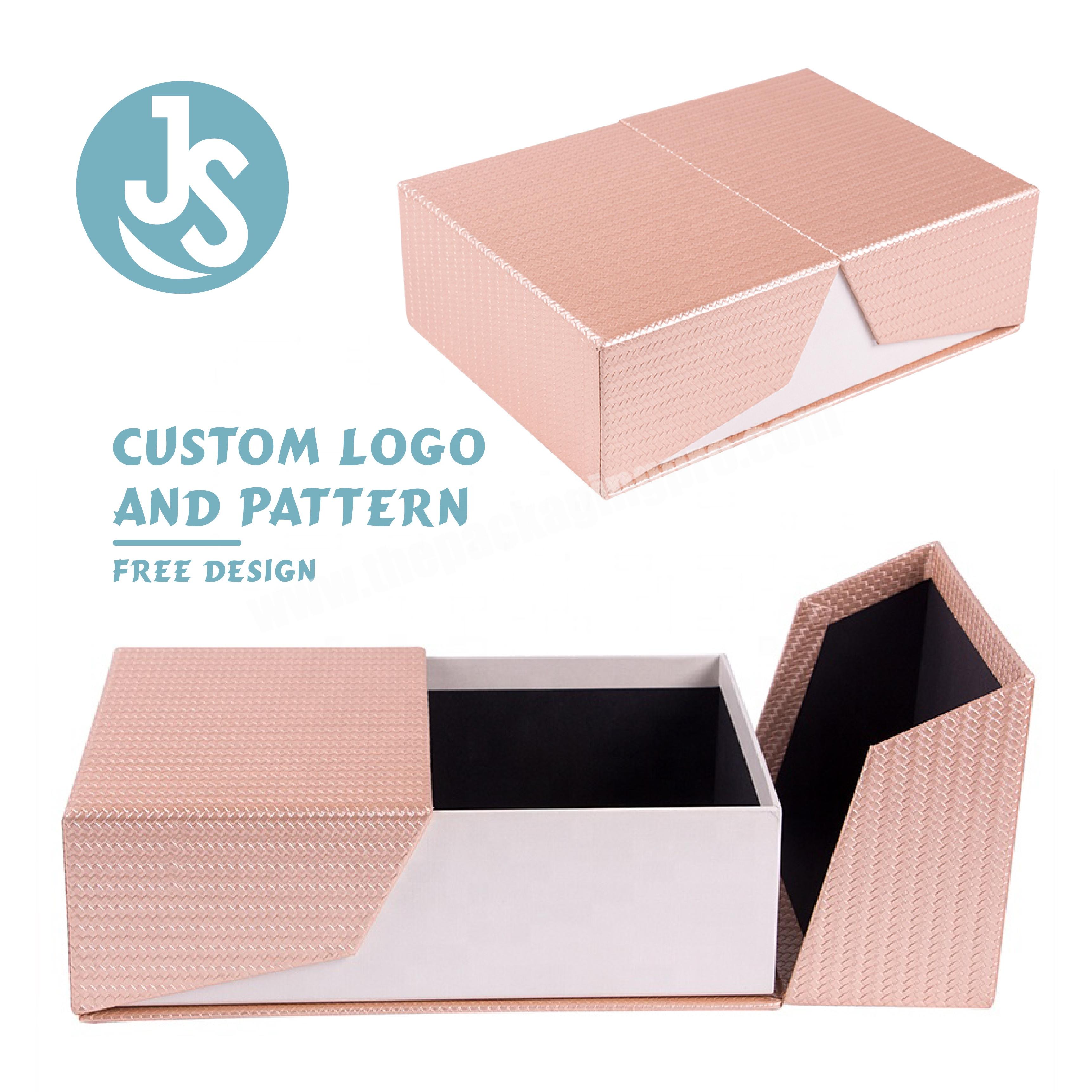 Customized Double Door Open Paper Box Packaging Wholesale Apparel Clothing Packaging Rigid Boxes Luxury gift box