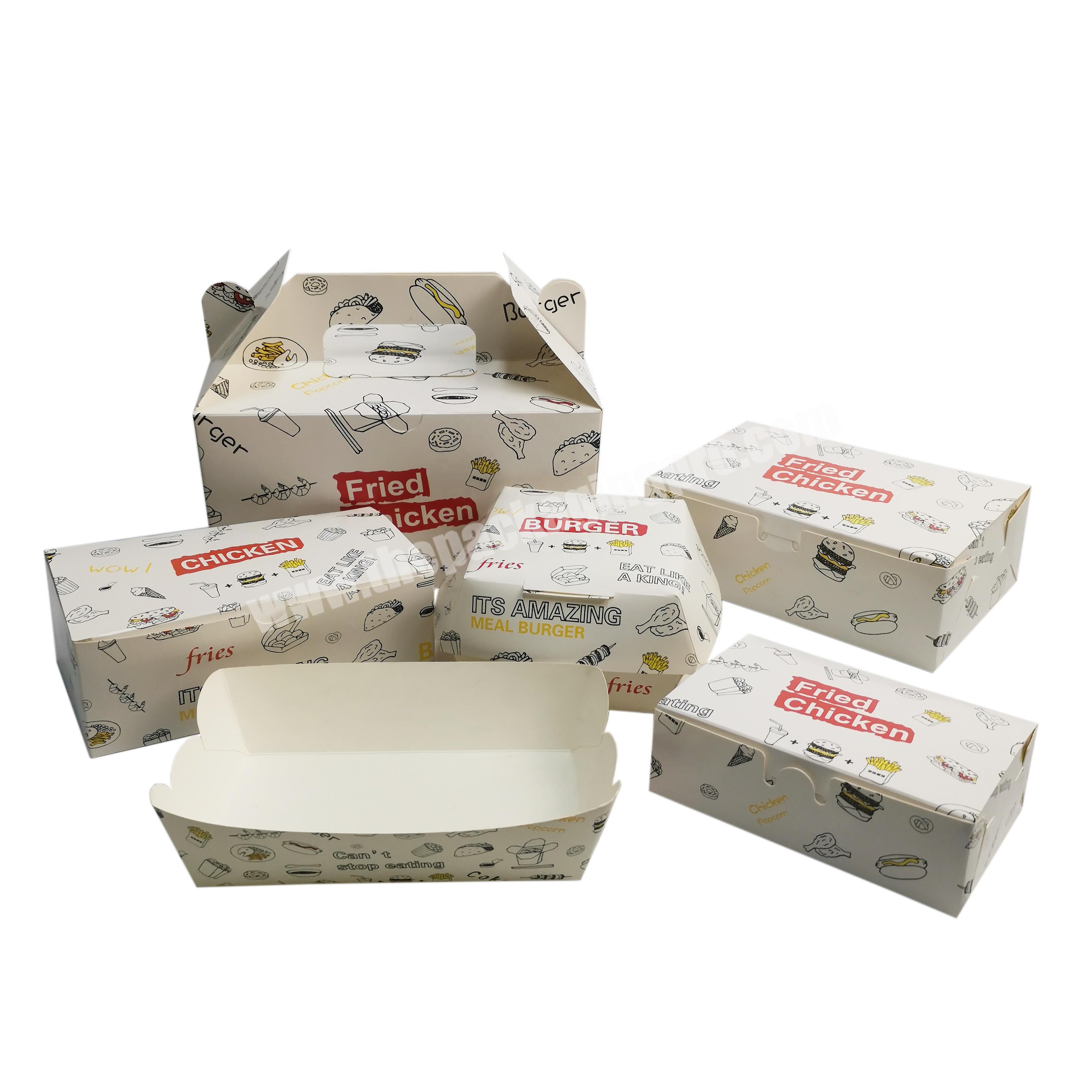 Customized Food Grade Fried Chicken Box Packaging