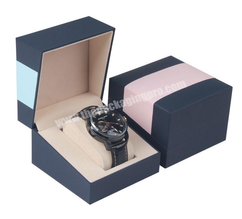 Customized Luxury Design Nice Quality Plastic Men's Wristband Watch Package Box