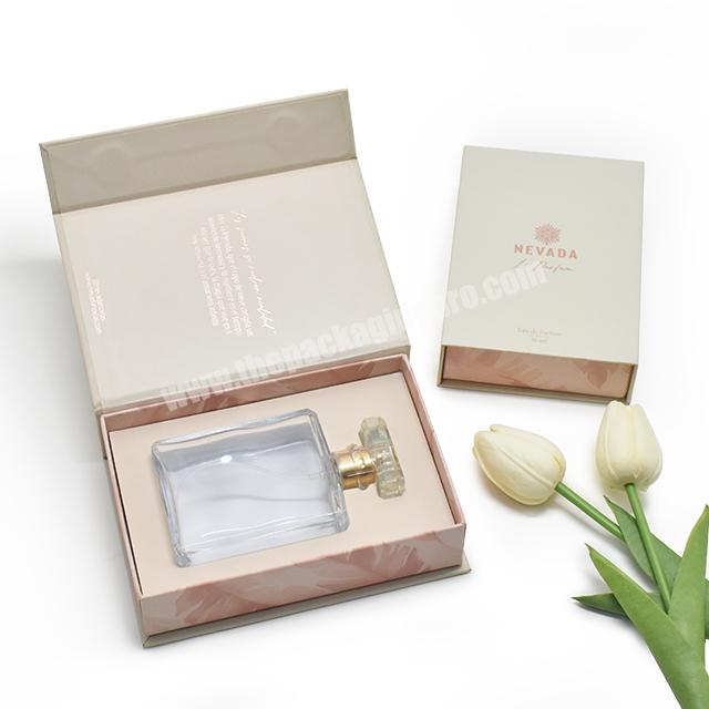 Customized Perfume Bottle Gift Packaging Magnetic Boxes Luxury Present Cardboard Package Carton with Logo Folding Cosmetic