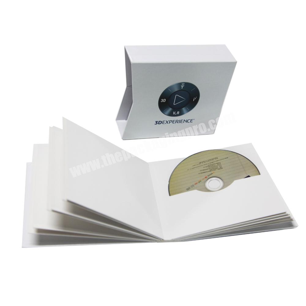 Customized Printed Paper CD Box Set Packaging Box Set and CD DVD Packaging CD Rigid Boxes C1S Paper Paperboard Tonton Print