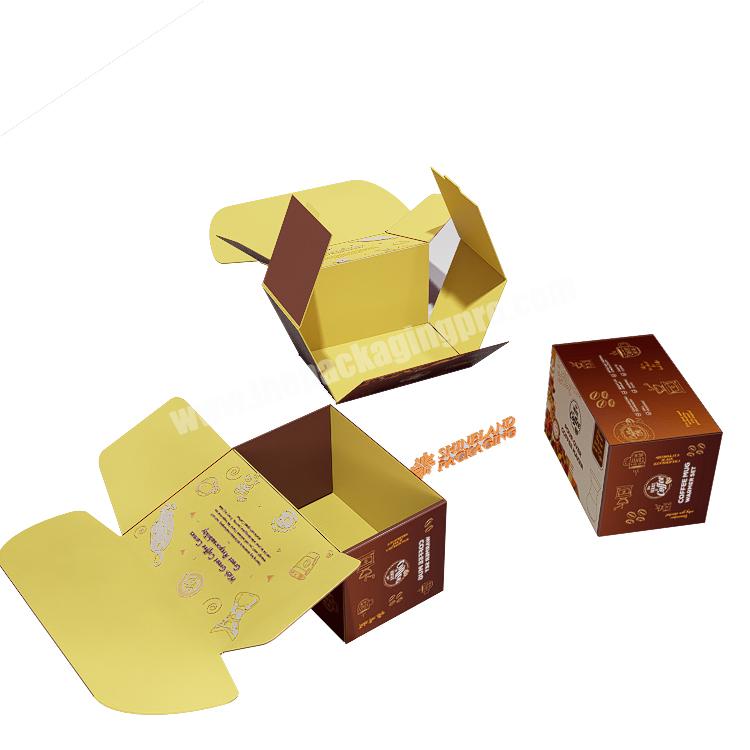 Customized Wholesale Luxury Gift Coffee Packaging Box Tea Cup Packaging Carton Corrugated Cardboard Box