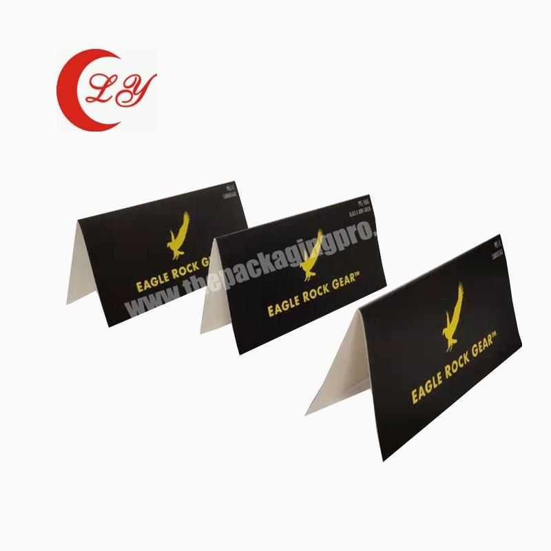 Customized high quality cheap printing hanging card packaging